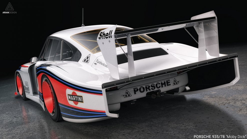 Салон Porsche 935 Moby dick