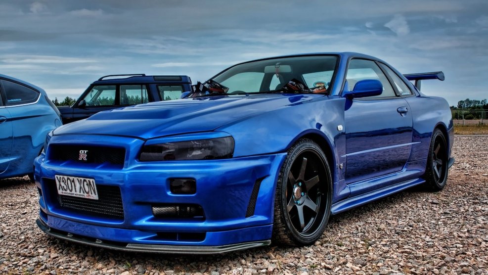 Nissan Skyline GTR r34 stance