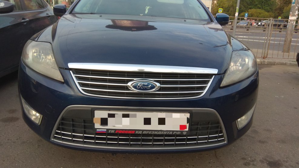 Ford Mondeo 4 дорестайл черная решетка