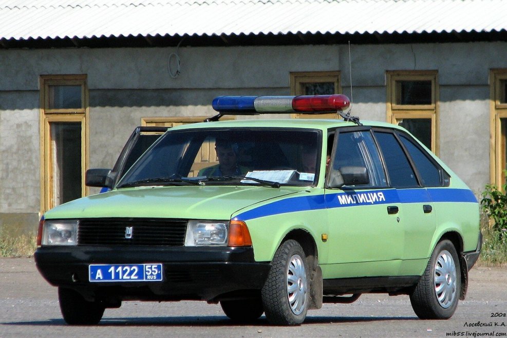 Москвич 2141 милиция Москва