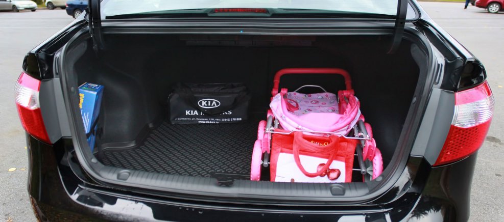 Kia Rio седан багажник