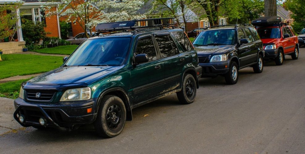 Honda CR-V rd1 зеленая