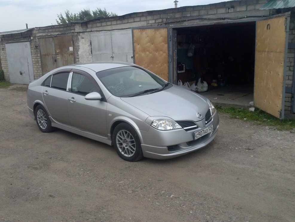 Nissan primera p12 черная