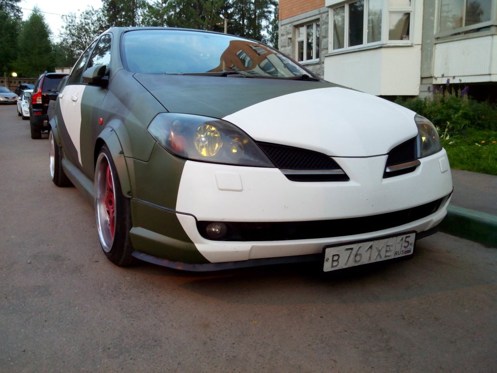 Nissan primera p12 занижение