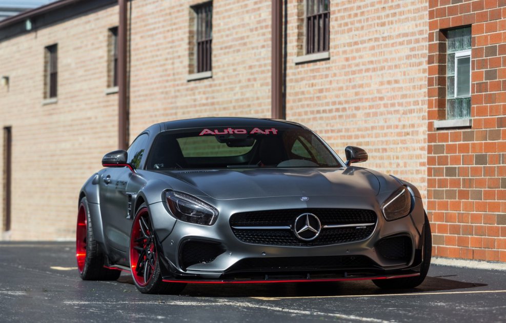 AMG gt Mercedes Purple