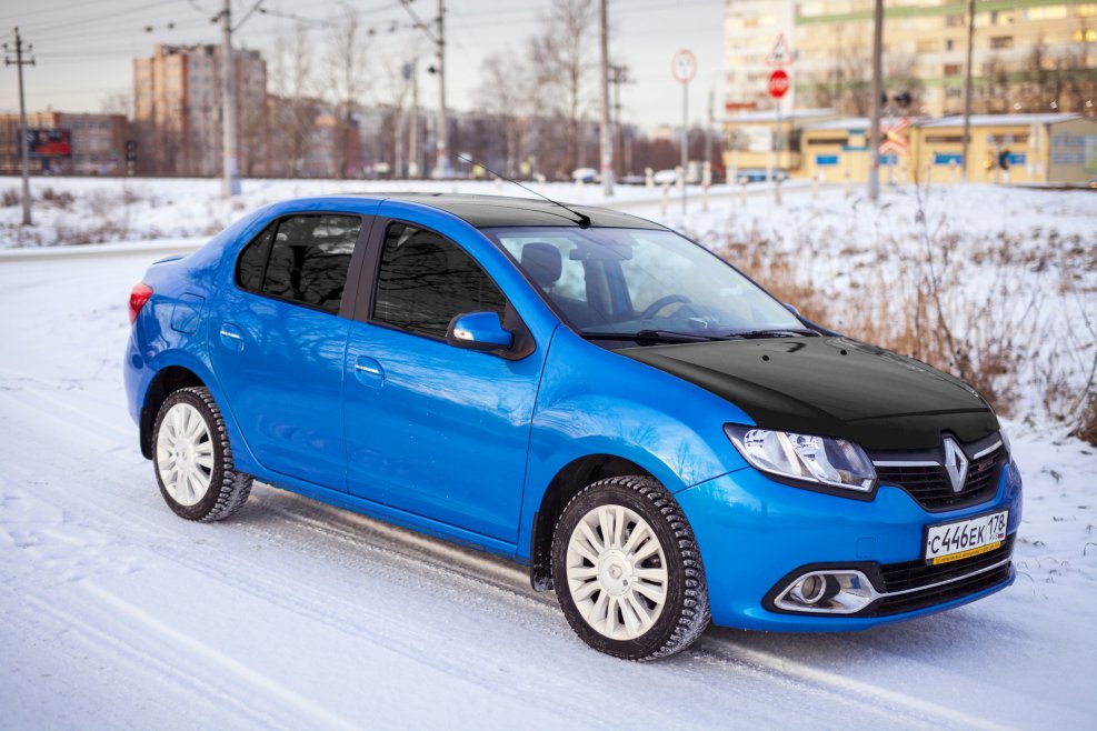 Renault Logan 2 синий