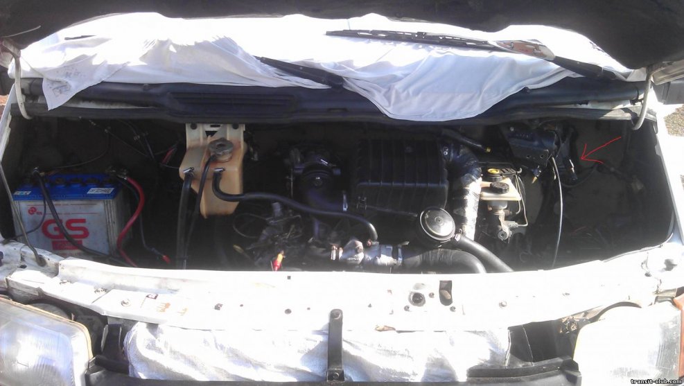Концевик капота Ford Transit