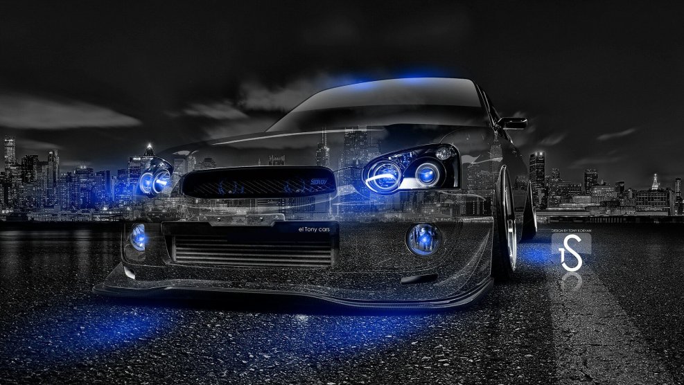 Subaru Impreza неон
