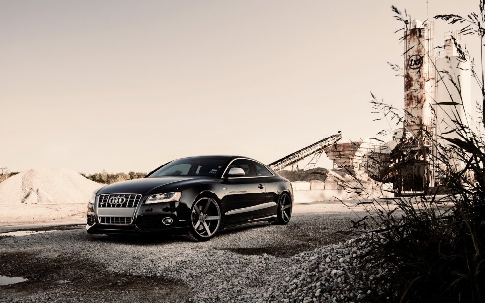 Audi s5 Black природа