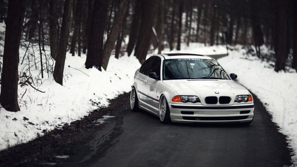 BMW e39 зима