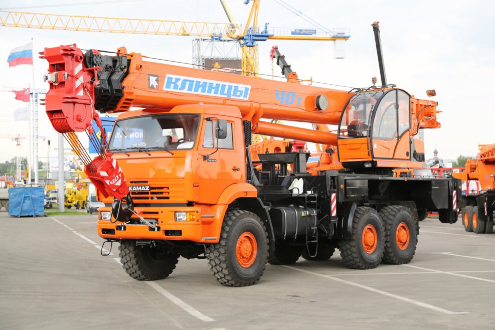 Автокран Клинцы 40 тонн КАМАЗ