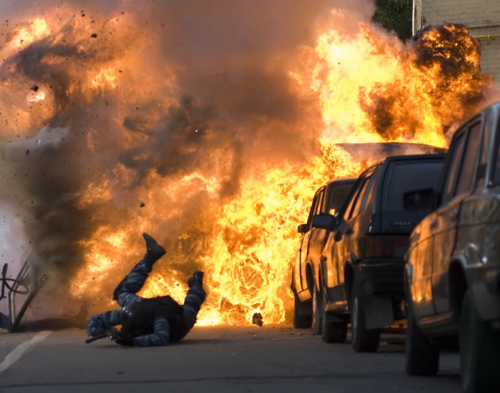 Фото взрыв автомобиля