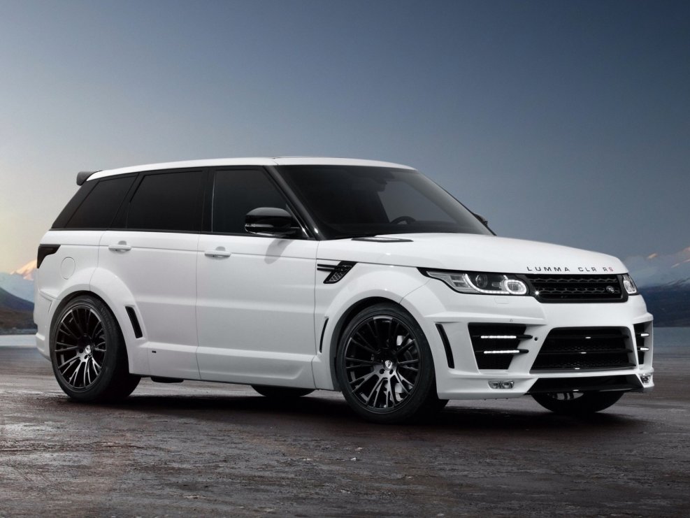 Белый range Rover Sport Lumma
