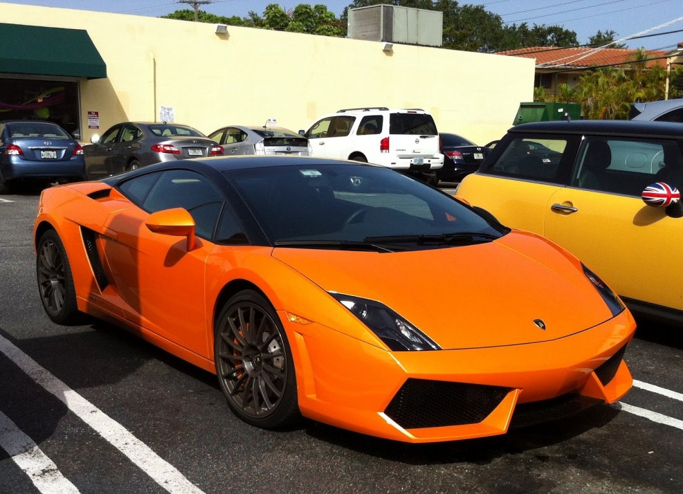 Ламборгини Gallardo оранжевая