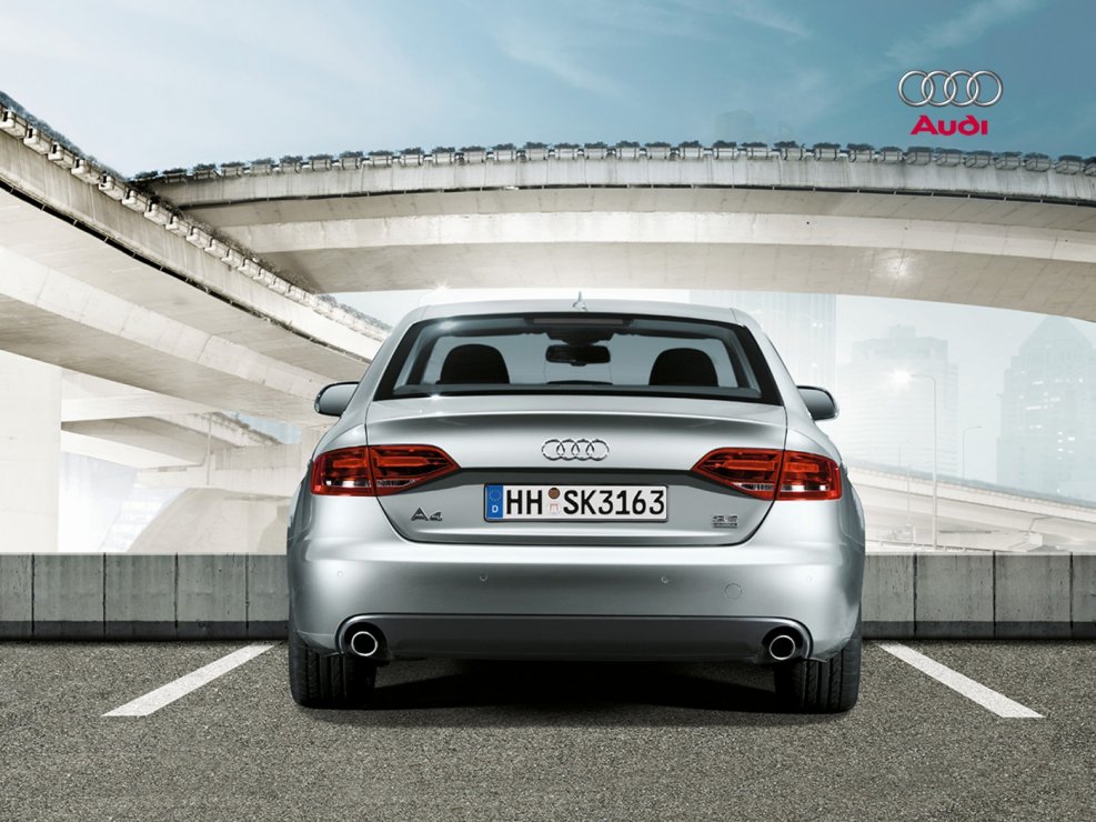 Audi a4 2008 сзади
