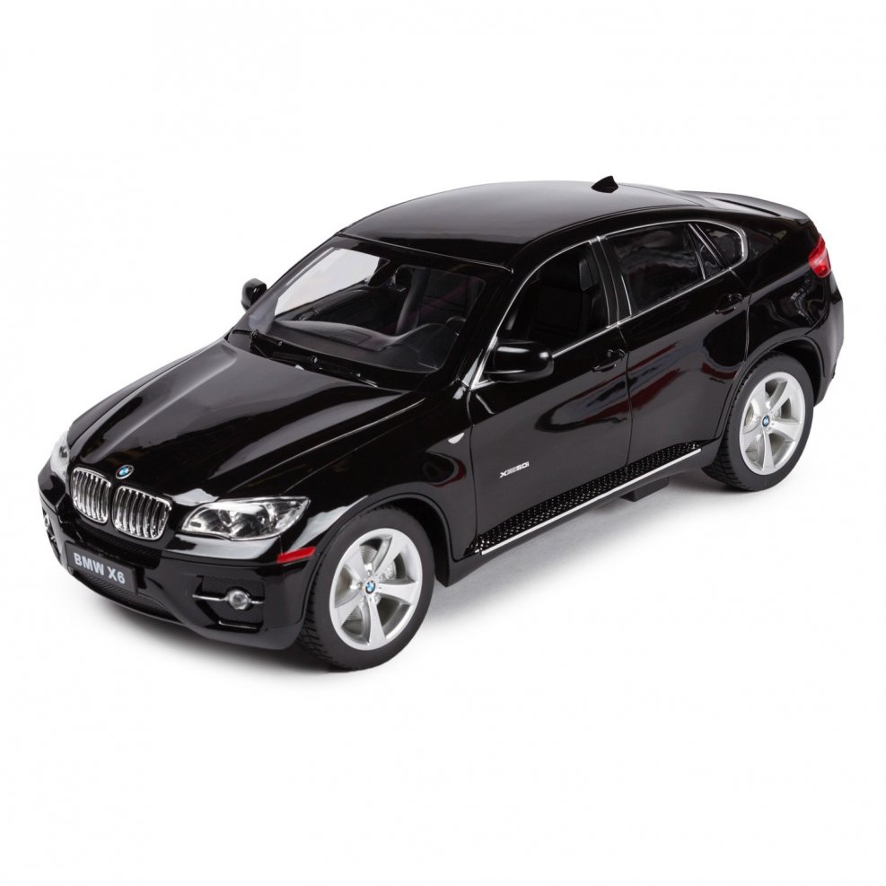 Машинка радиоуправляемая Rastar BMW x6 1 14 чёрная