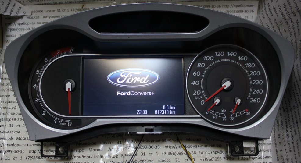 Ford Mondeo 4 панель приборов
