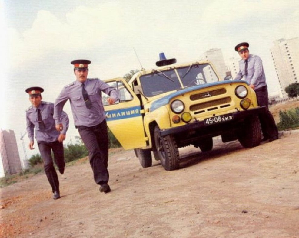 Милицейский УАЗ 469 СССР