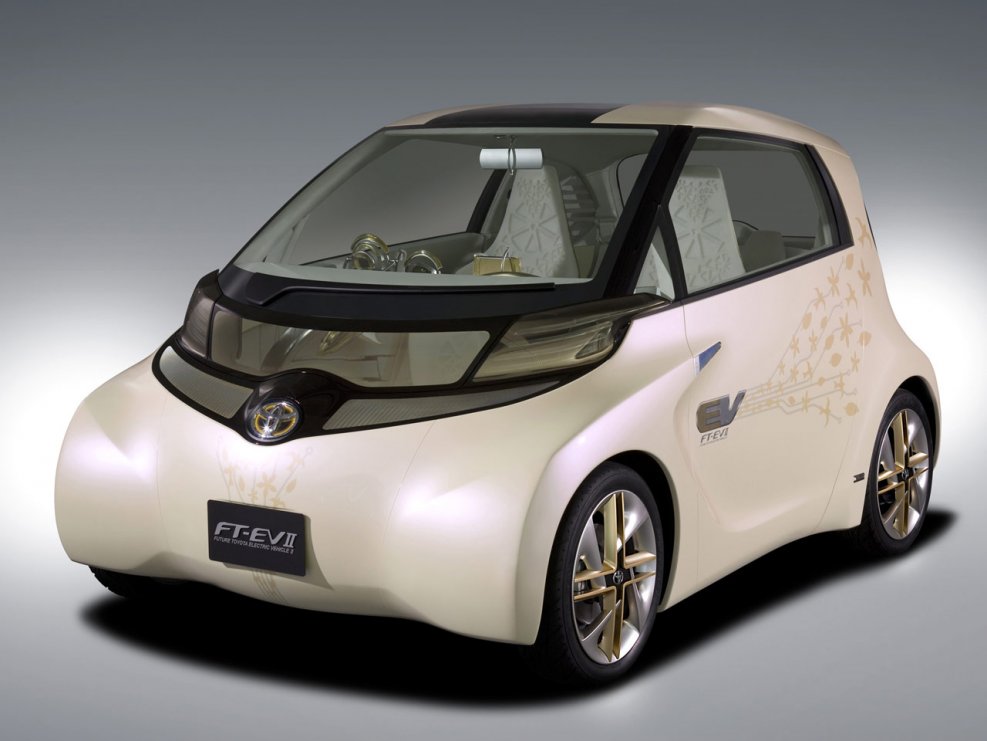 Toyota, ft, ev-II, Concept, 2010, автомобили, Toyota, 2010, Concept, ft, ev-II