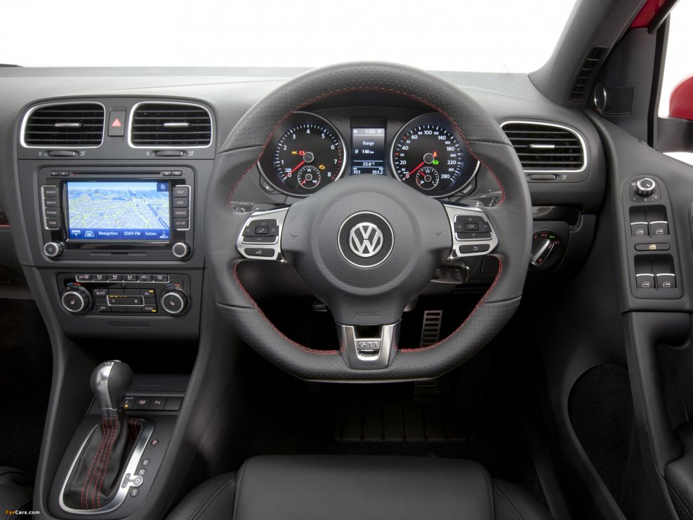 VW Golf mk6 салон