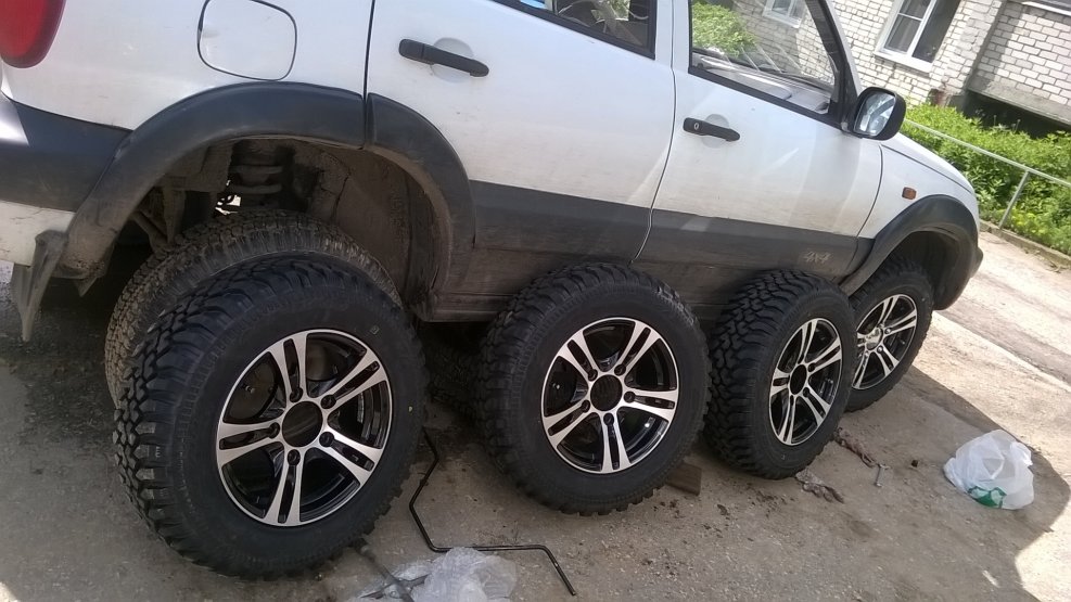 Скад Дюна на Ниве Шевроле