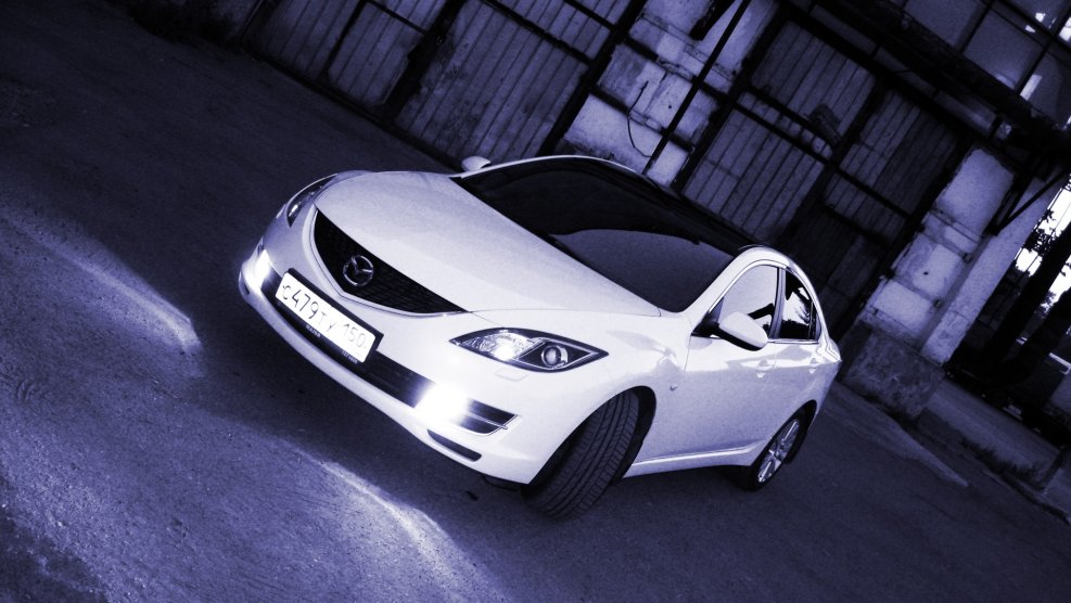 Mazda 6 GH черная крыша