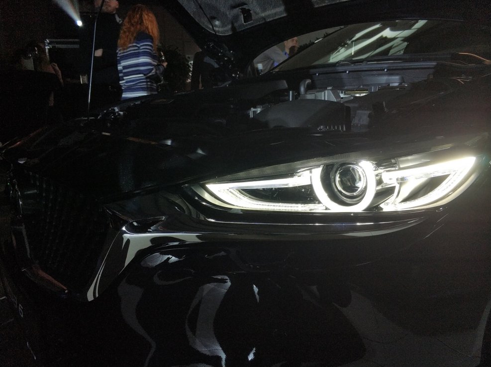 Mazda 6 фары ночью