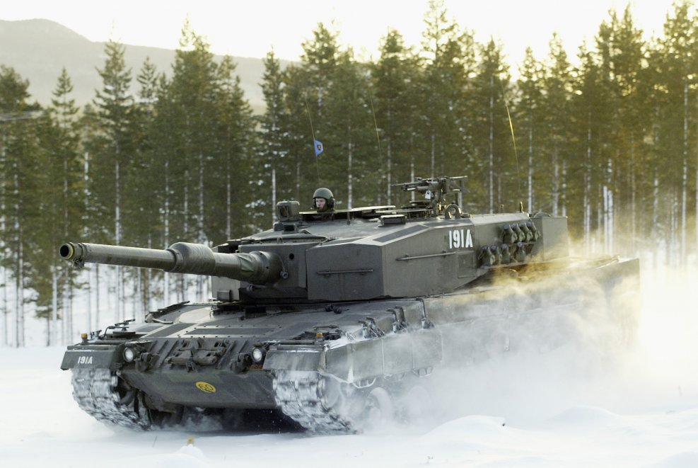 Leopard 2a4 зима
