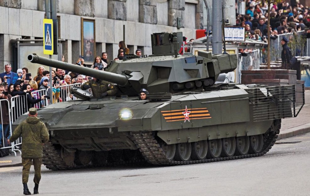 Т-14 Армата на параде Победы