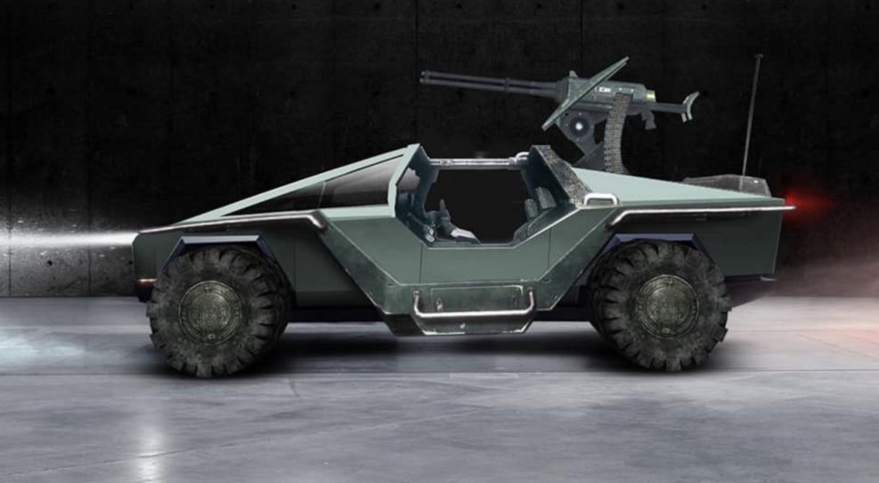 Машина Tesla Cyber Truck
