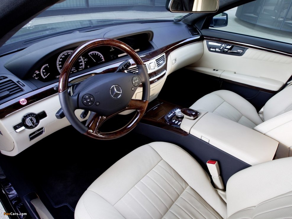 Mercedes-Benz w221 салон