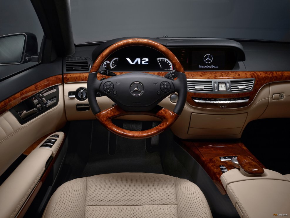 Mercedes-Benz w221 салон