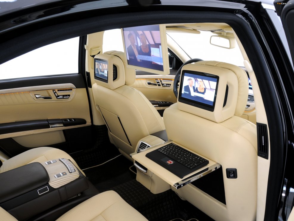 Mercedes-Benz w221 салон