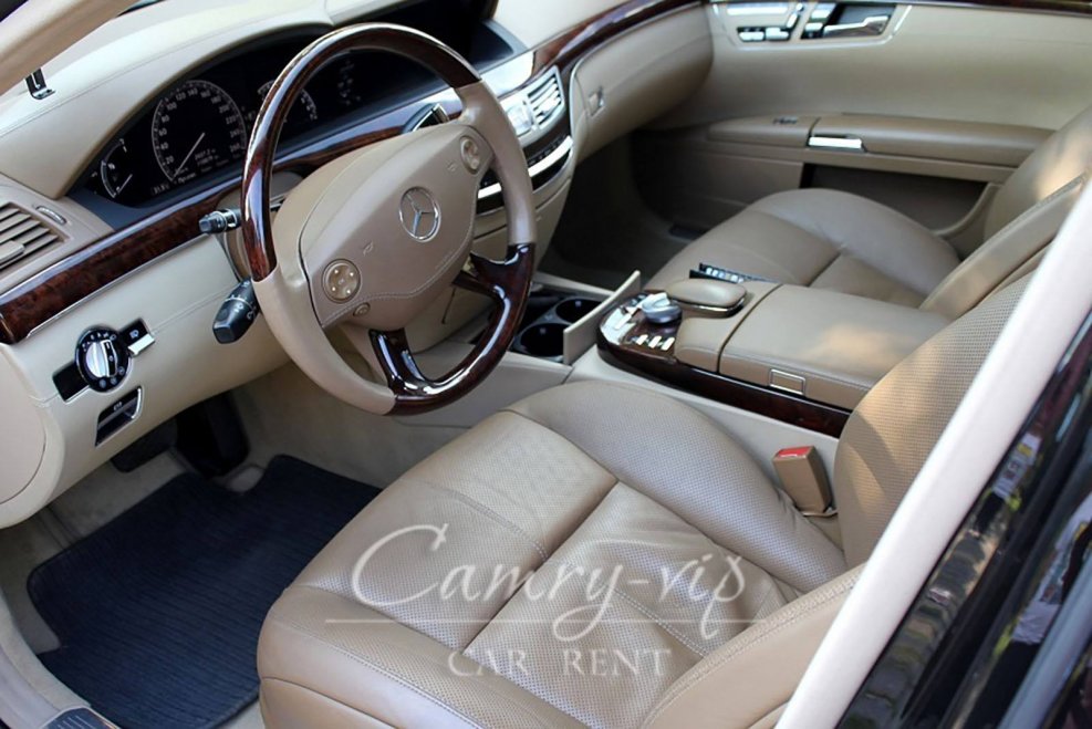 Mercedes Benz s class w221 салон