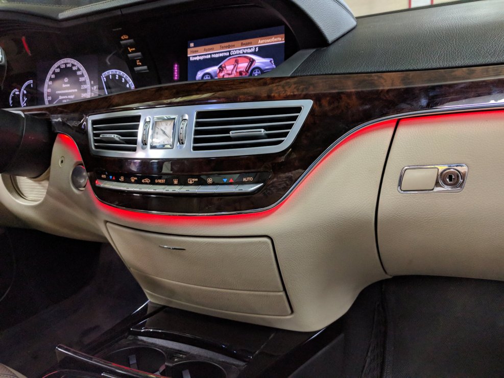 Mercedes-Benz s500 w221 салон