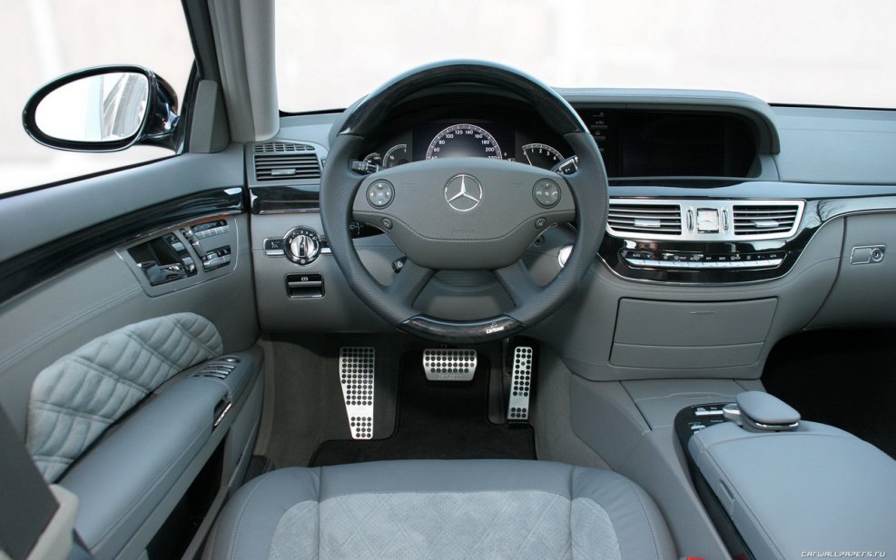 Кожаный салон Мерседес s600