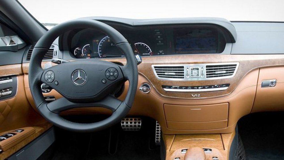 Mercedes Benz s63 AMG w221 салон