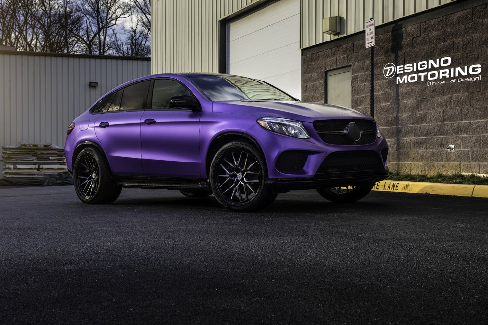 GLE Mercedes AMG фиолетовый