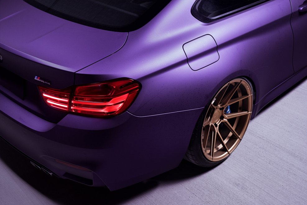 Purple BMW m6 f13