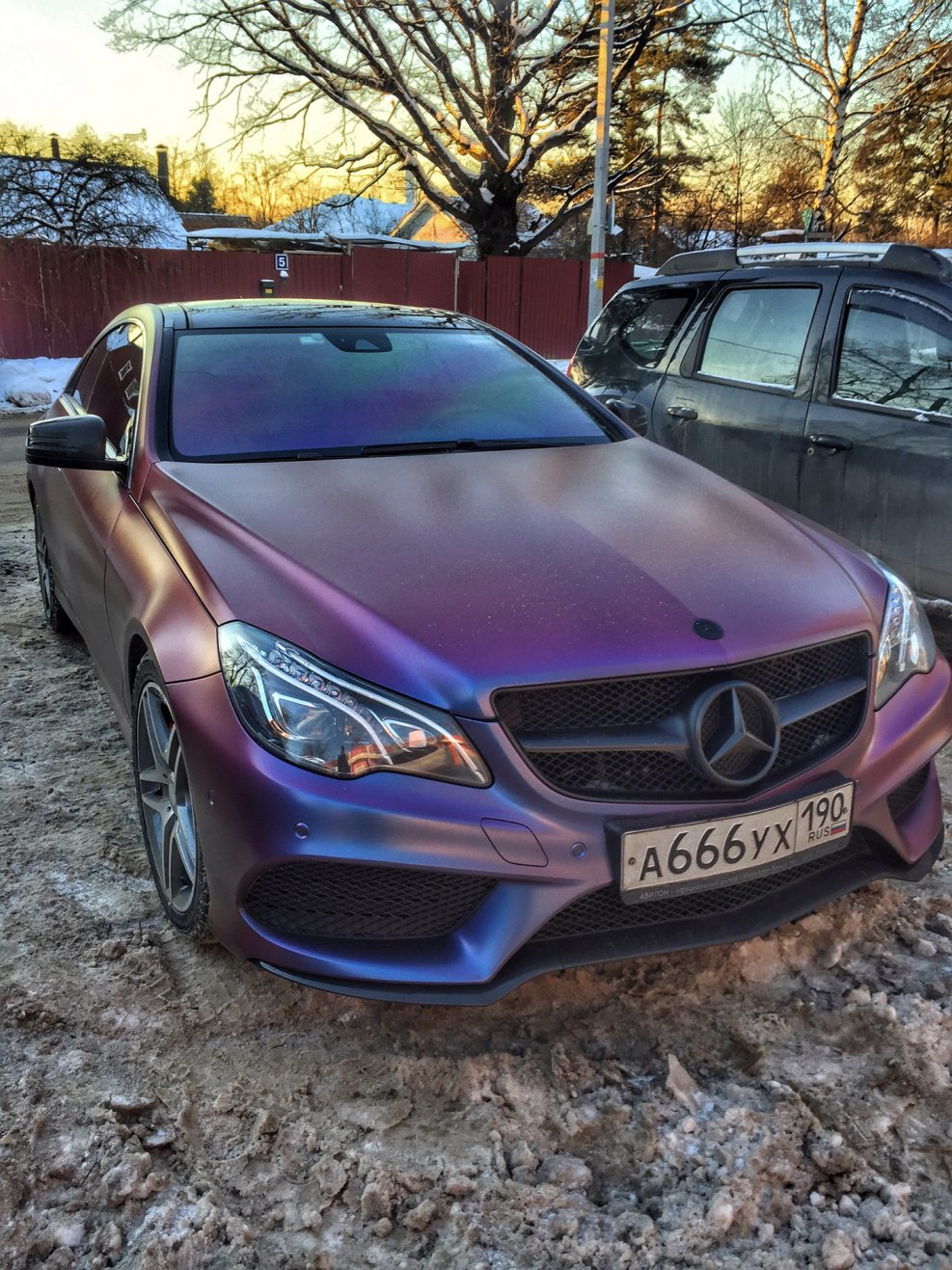 Мерседес е200 купе хамелеон