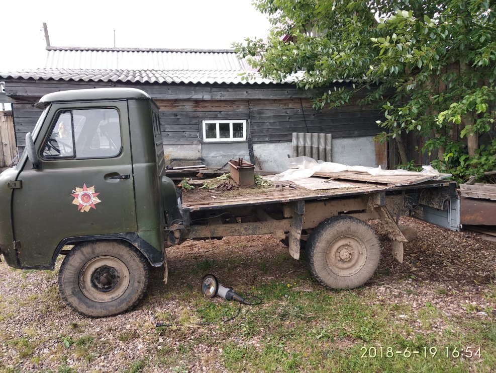 Деревянный кузов на УАЗ 3303