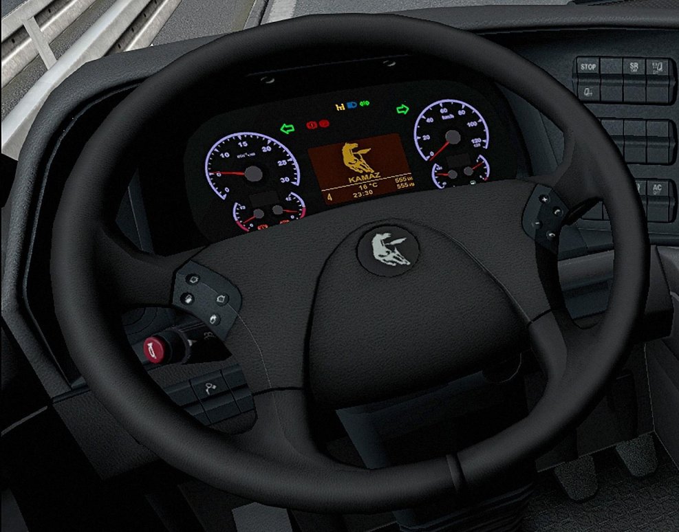 КАМАЗ 5490 салон руль