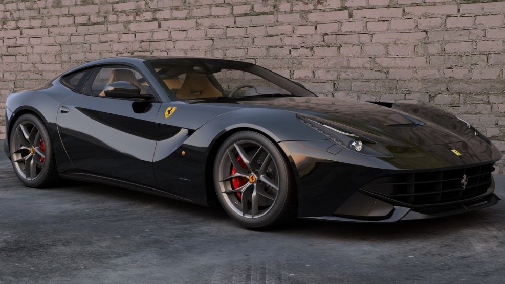 Ferrari f12 Berlinetta серая
