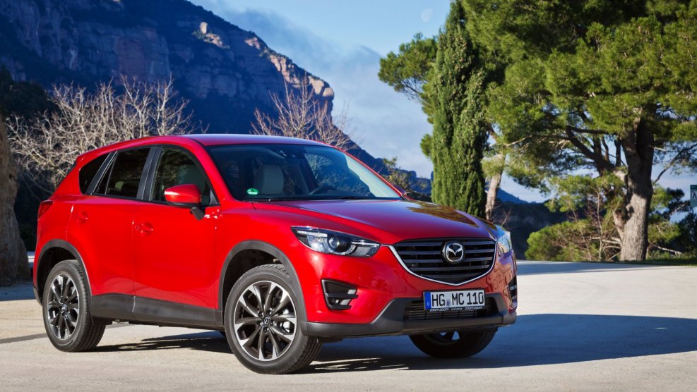 Мазда cx5 красная