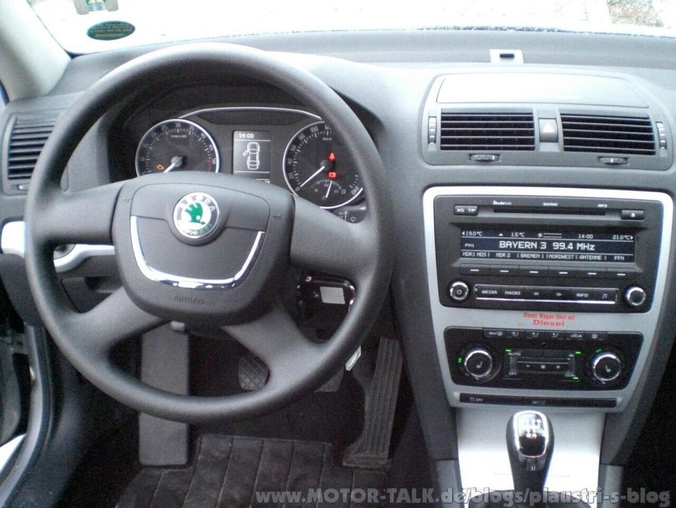 Škoda Octavia 2010 салон