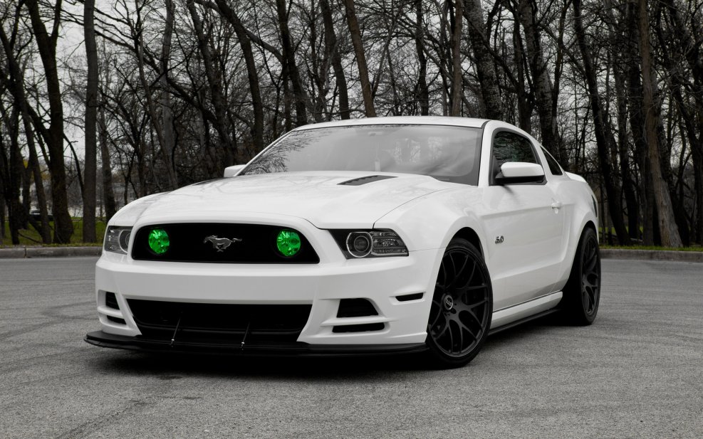 Ford Mustang Shelby gt500 White