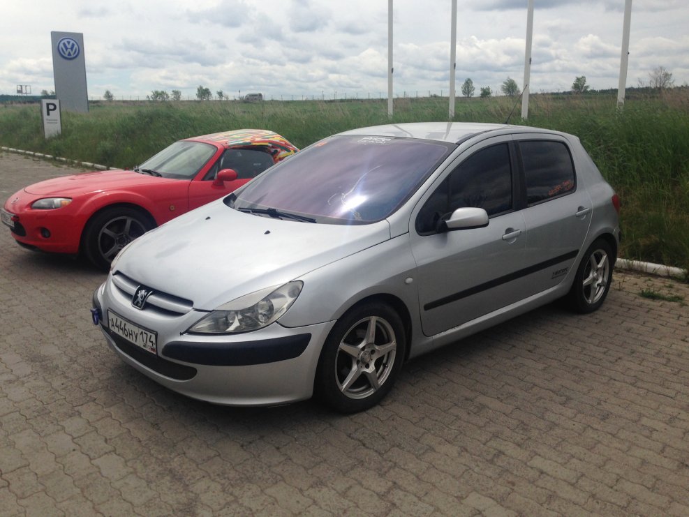 Пежо 307 серебристый