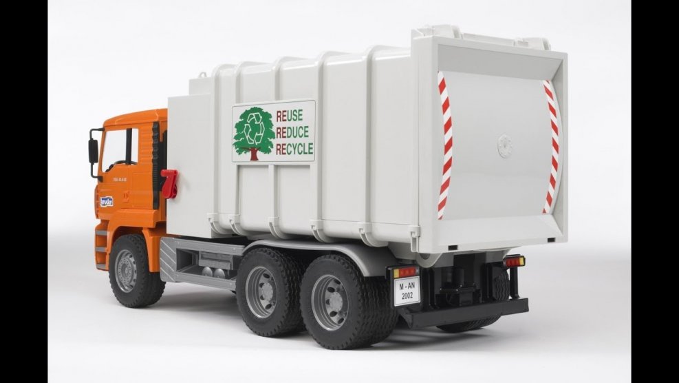 Мусоровоз Bruder man TGS 03-762