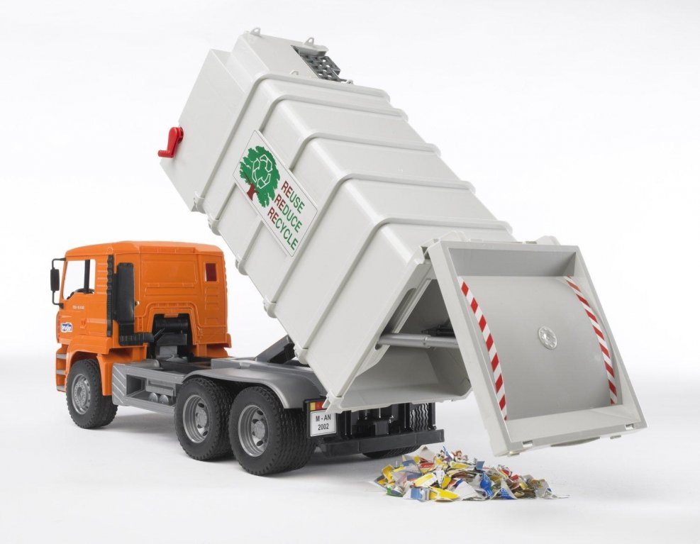 Мусоровоз Bruder man TGS 03-762