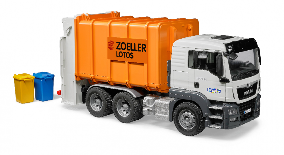Мусоровоз Bruder man TGA (02-760/02-753) 1:16 50 см